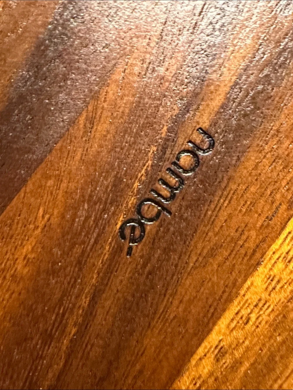 Nambe Heart Wood & Metal Chip and Dip